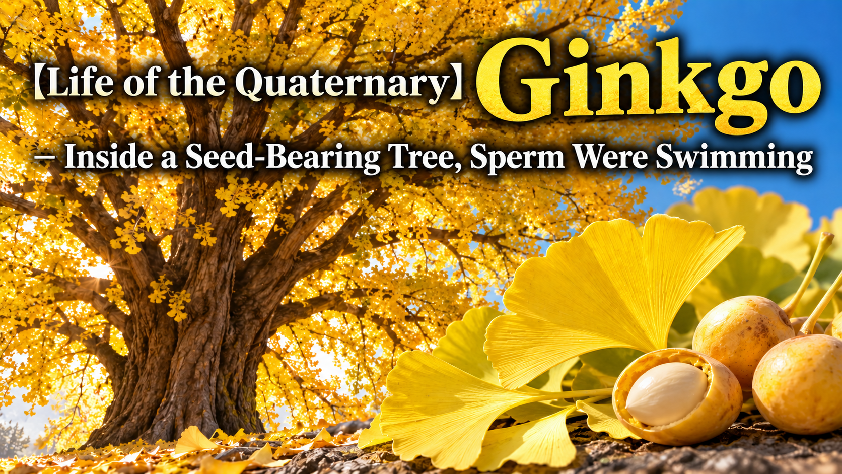 【Life of the Quaternary】Ginkgo – Inside a Seed-Bearing Tree, Sperm Were Swimming