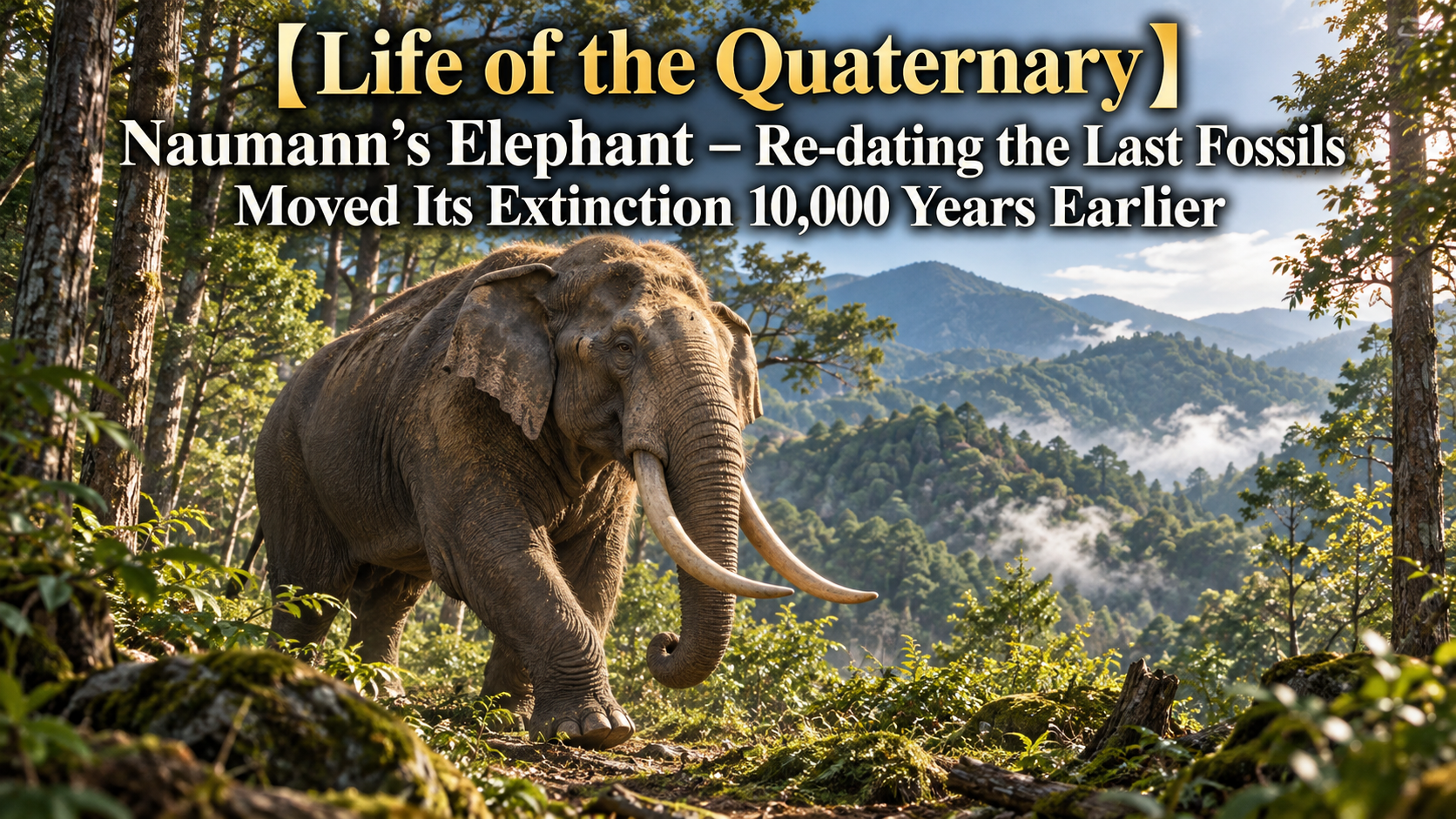 【Life of the Quaternary】Naumann's Elephant – Re-dating the Last Fossils Moved Its Extinction 10,000 Years Earlier