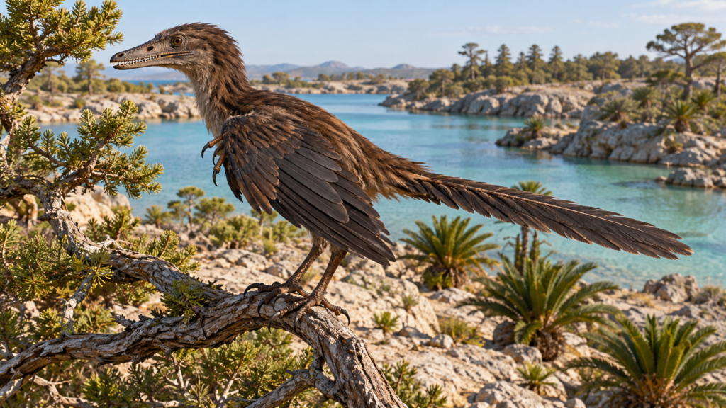 【ジュラ紀の生物】始祖鳥 - 羽毛は偽造だと言われた化石が、ひび割れと鉱物の模様で潔白を示した