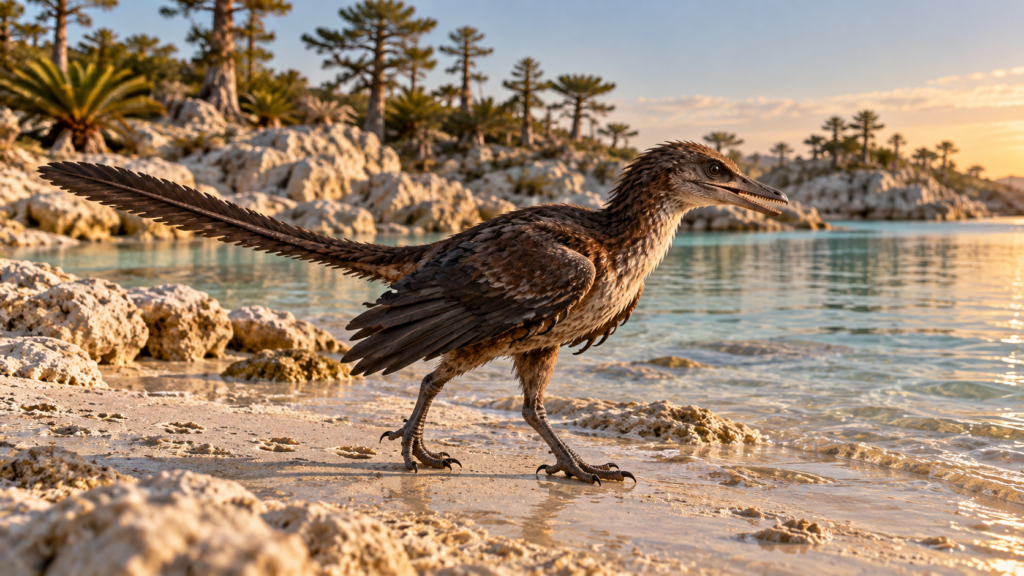 【ジュラ紀の生物】始祖鳥 - 羽毛は偽造だと言われた化石が、ひび割れと鉱物の模様で潔白を示した