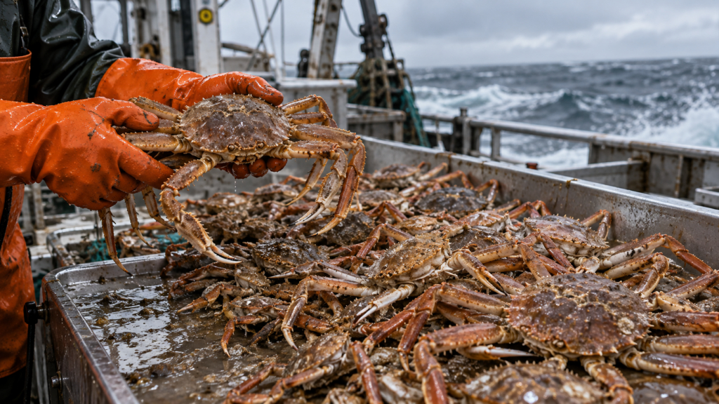 ズワイガニが100億匹消えた海で、雑種が13.4倍に増えた。ベーリング海の熱波から7年後に現れた「枠の外のカニ」