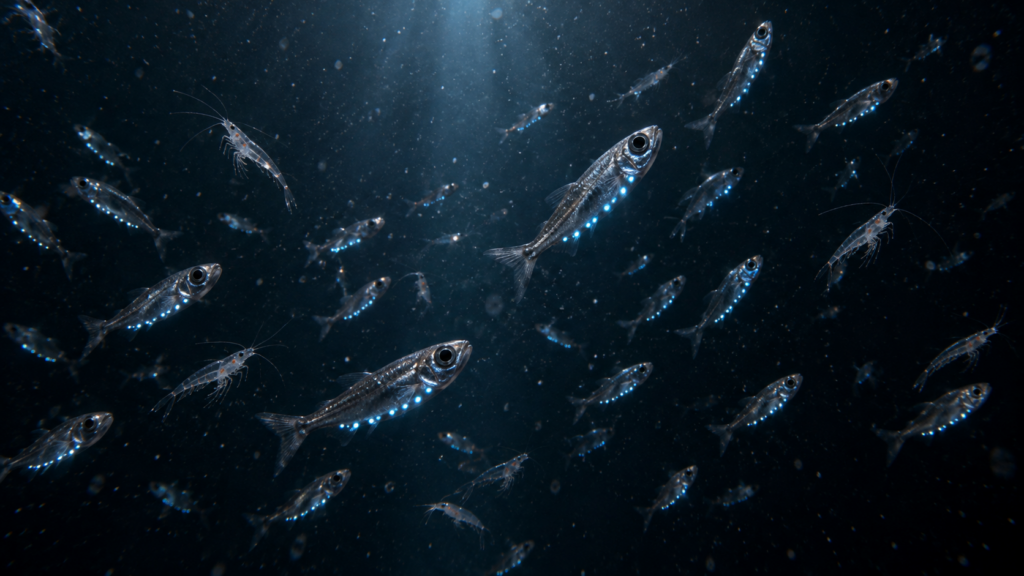 メキシコ湾の深海の生き物は、原油流出から16年たっても戻っていない。網2,000回分の調査で、魚は6割、オキアミは7割減ったまま