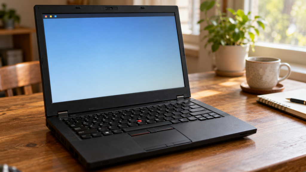 2007年の ThinkPad が、まだ使える。Debian 13 ベースになった Raspberry Pi Desktop(PC 版)は、メモリ 450MB で起動し、インストールは「OK」を数回押すだけだった
